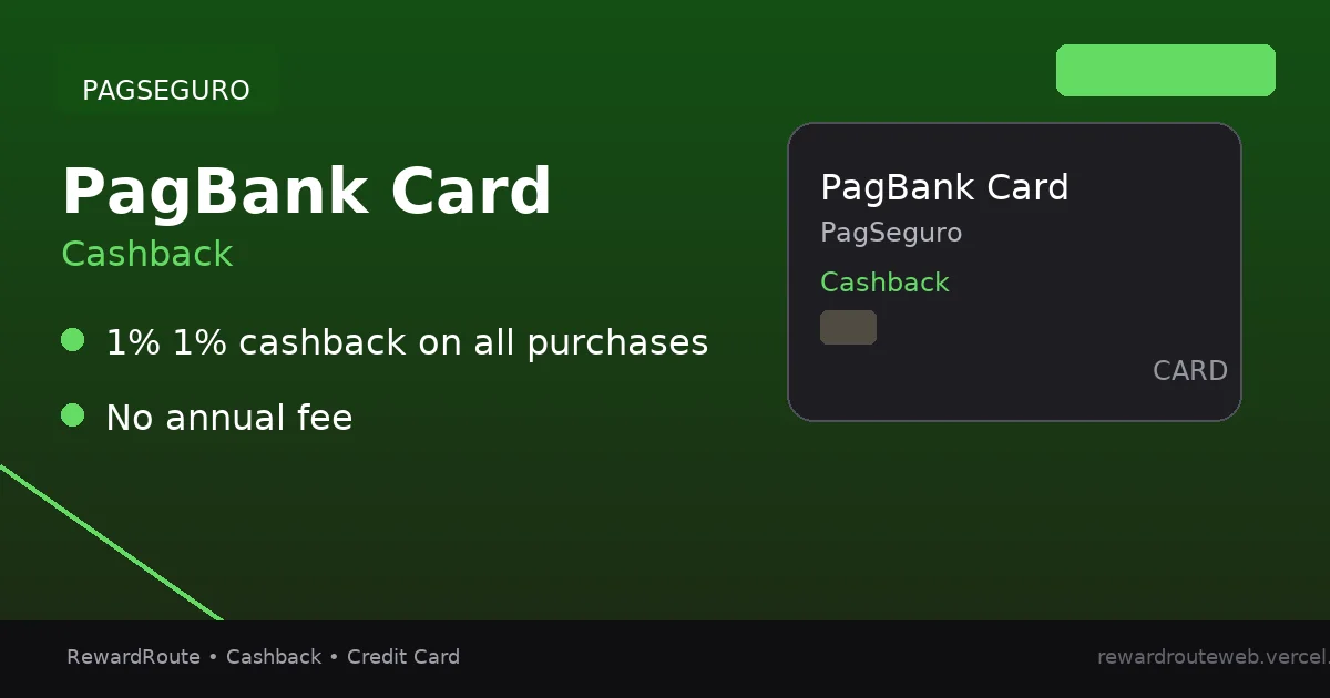 PagBank Card — PagSeguro credit card
