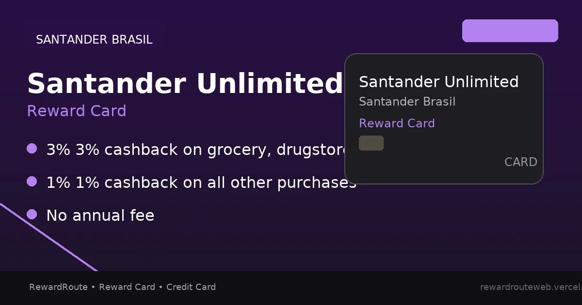 Santander Unlimited — Santander Brasil credit card