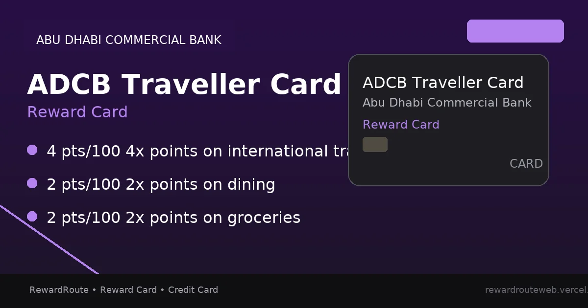 ADCB Traveller Card — Abu Dhabi Commercial Bank credit card
