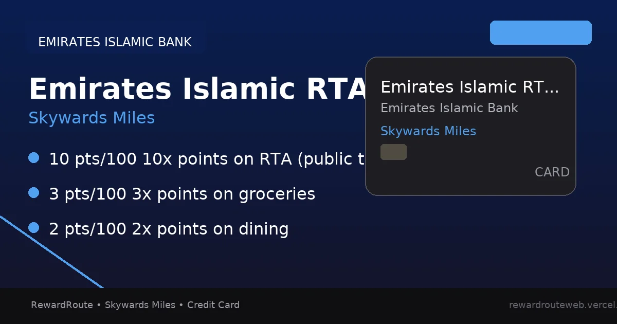 Emirates Islamic RTA Card — Emirates Islamic Bank credit card