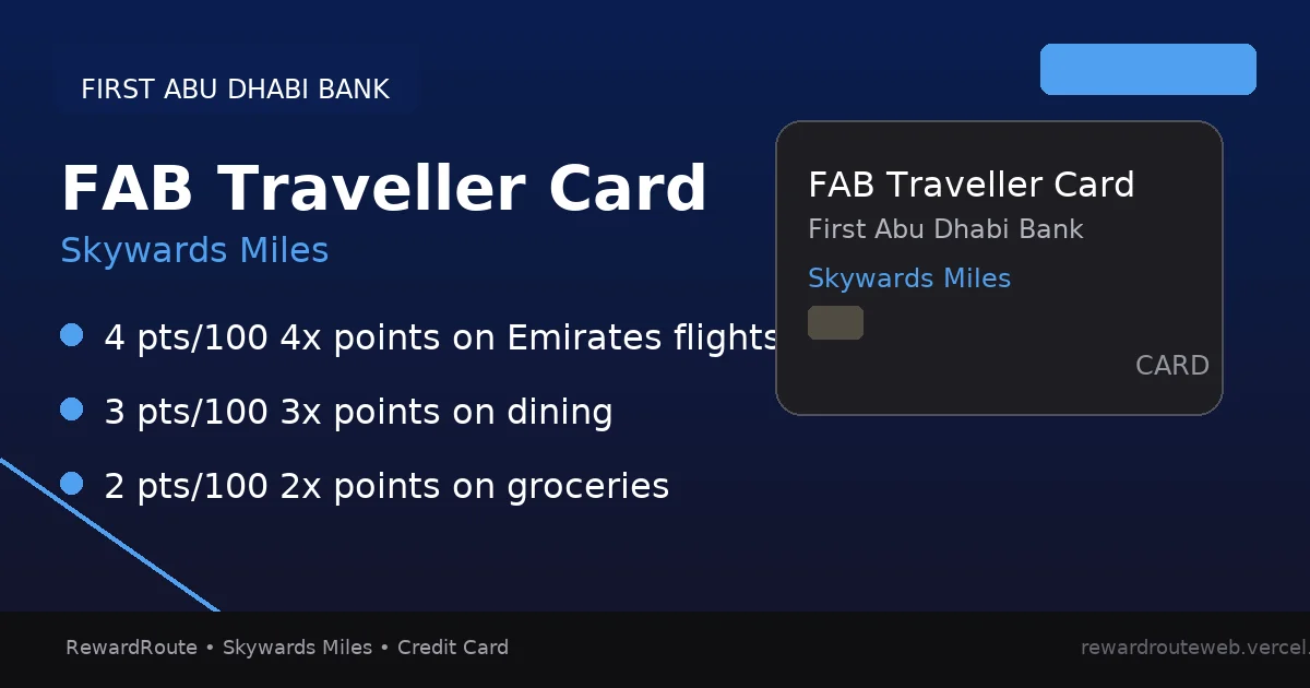 FAB Traveller Card — First Abu Dhabi Bank credit card