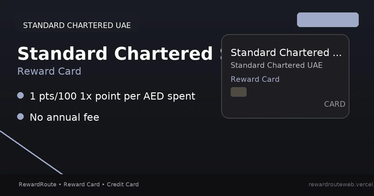 Standard Chartered Saadiq Visa Infinite — Standard Chartered UAE credit card