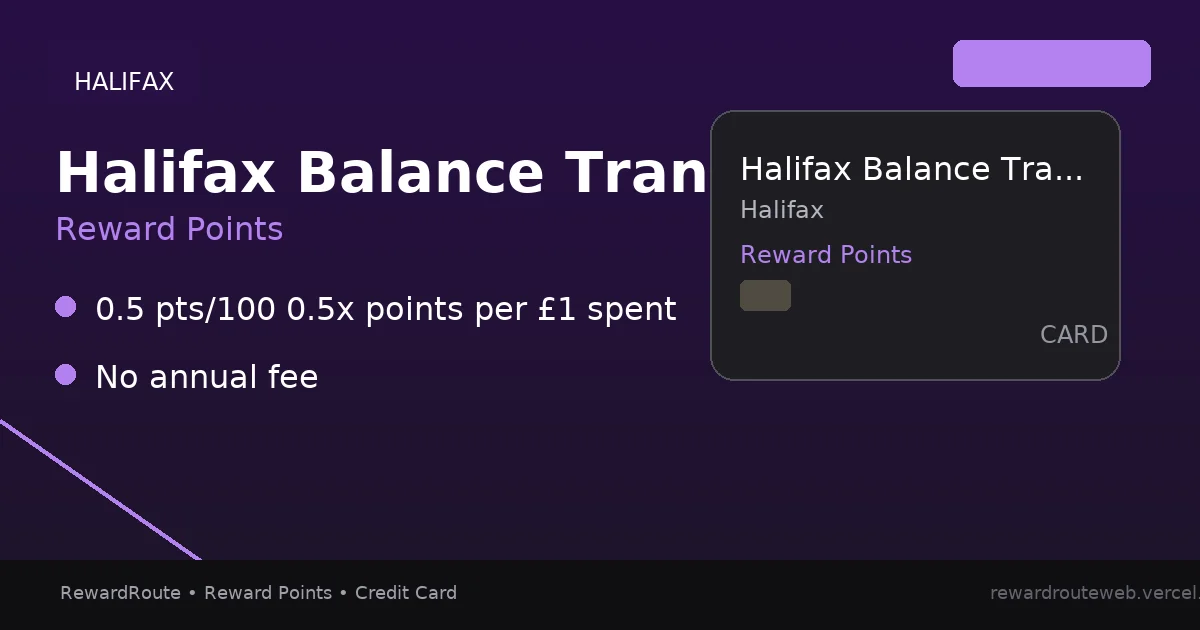 Halifax Balance Transfer Credit Card — Halifax credit card