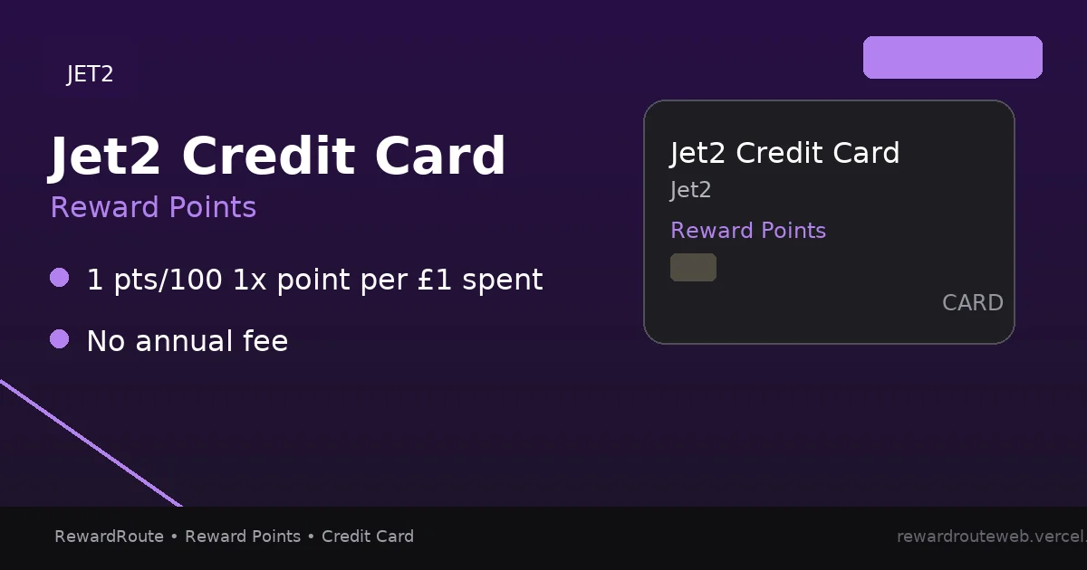 Jet2 Credit Card — Jet2 credit card