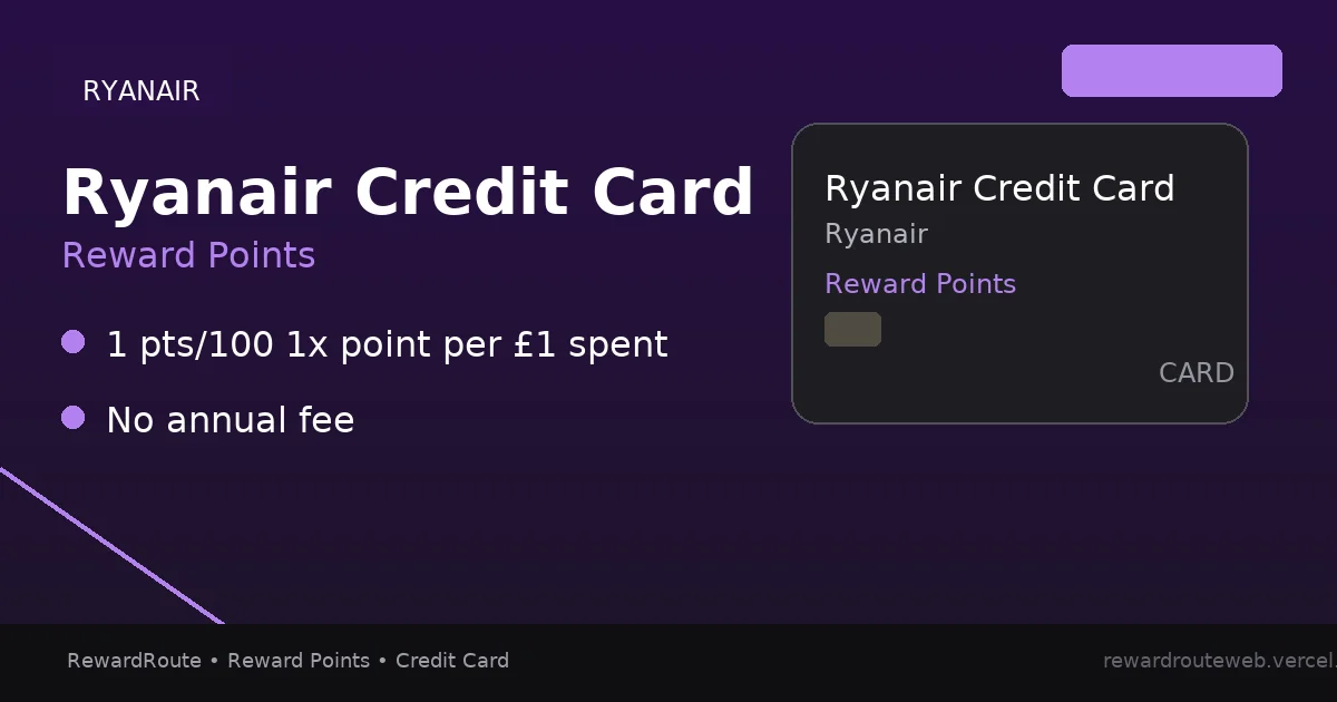 Ryanair Credit Card — Ryanair credit card