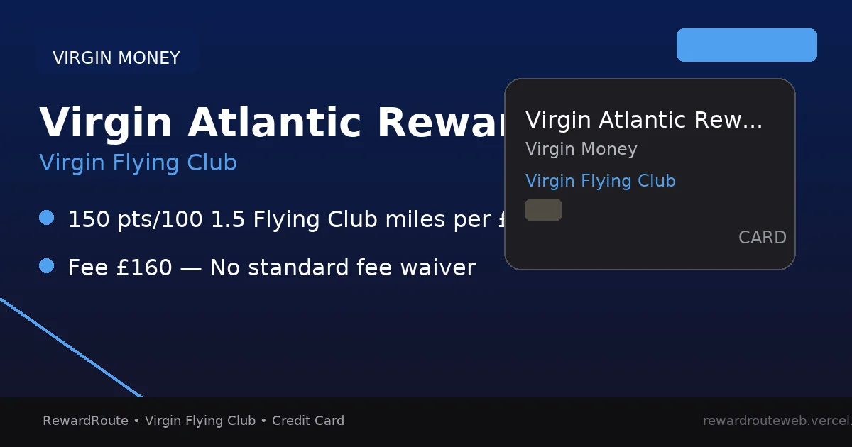 Virgin Atlantic Reward+ Credit Card — Virgin Money credit card