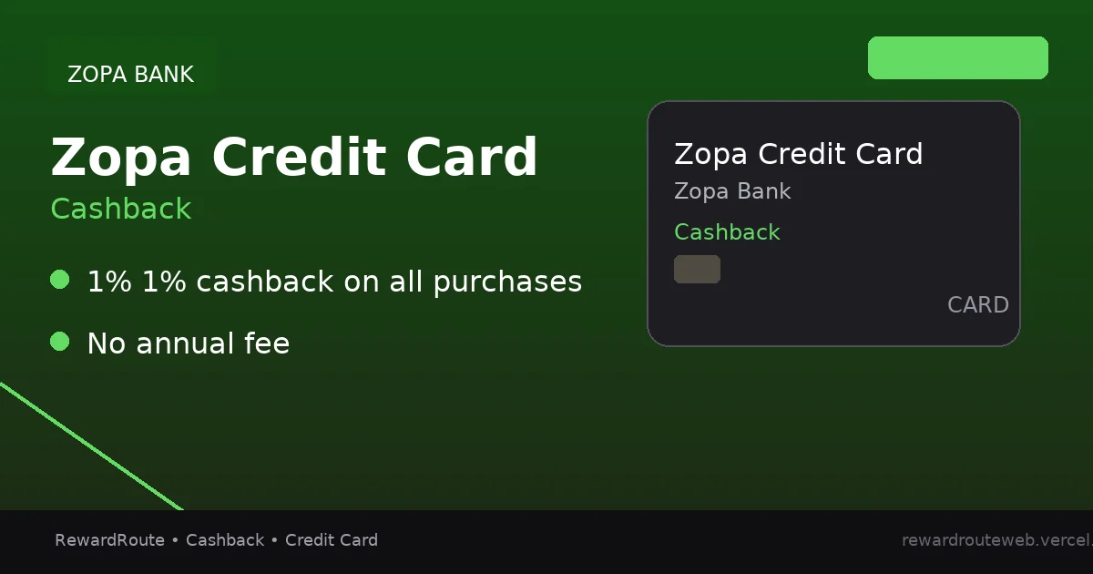 Zopa Credit Card — Zopa Bank credit card