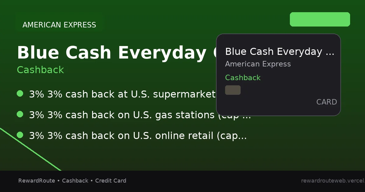 Blue Cash Everyday Card from American Express — American Express credit card