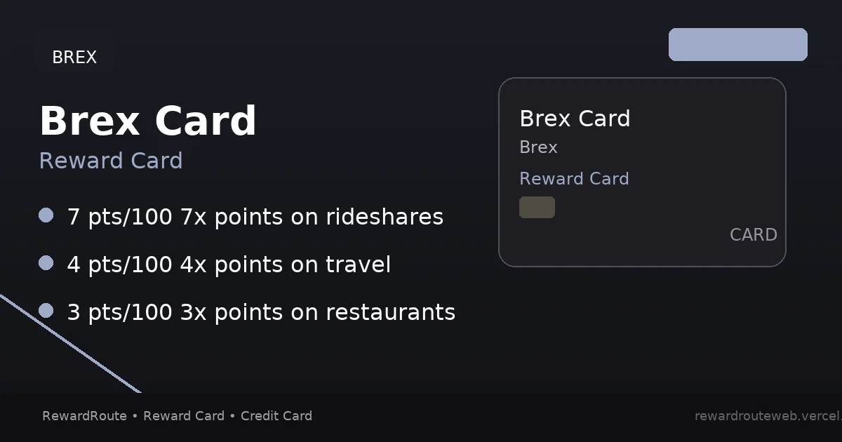 Brex Card — Brex credit card