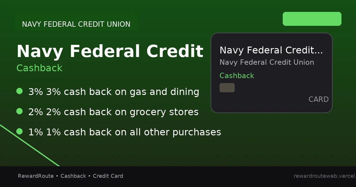 Navy Federal Credit Union cashRewards Credit Card — Navy Federal Credit Union credit card