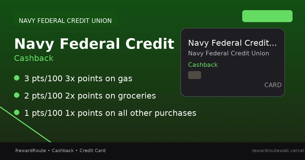 Navy Federal Credit Union GO Rewards Credit Card — Navy Federal Credit Union credit card